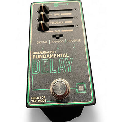 Used Walrus Audio FUNDAMENTAL DELAY Effect Pedal