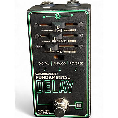 Used Walrus Audio FUNDAMENTAL DELAY Effect Pedal
