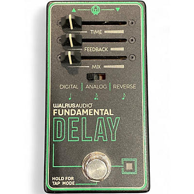 Used Walrus Audio FUNDAMENTAL DELAY Effect Pedal