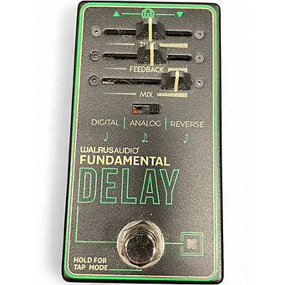 Used Walrus Audio FUNDAMENTAL DELAY Effect Pedal
