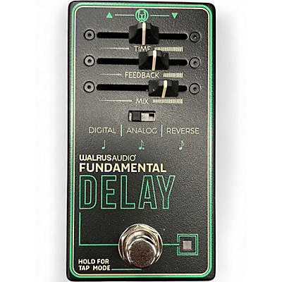 Used Walrus Audio FUNDAMENTAL DELAY Effect Pedal
