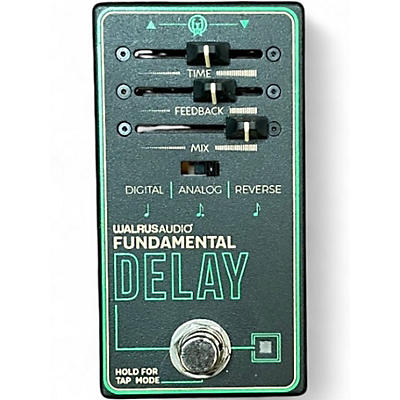 Used Walrus Audio FUNDAMENTAL DELAY Effect Pedal