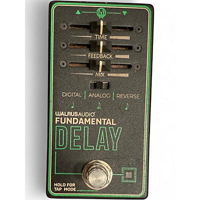 Used Walrus Audio FUNDAMENTAL DELAY Effect Pedal
