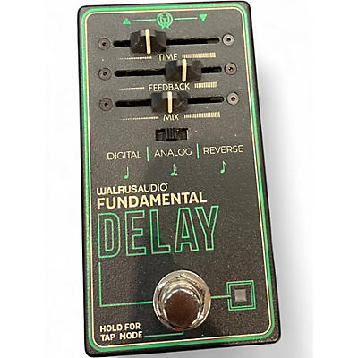 Used Walrus Audio FUNDAMENTAL DELAY Effect Pedal