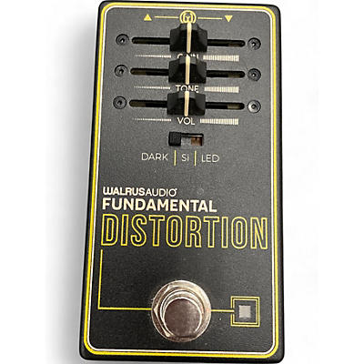 Used Walrus Audio FUNDAMENTAL DISTORTION Effect Pedal