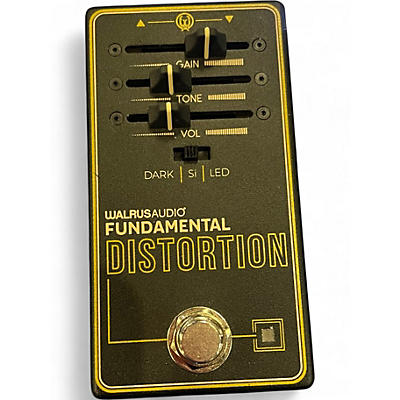Used Walrus Audio FUNDAMENTAL DISTORTION Effect Pedal