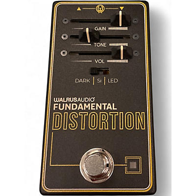 Used Walrus Audio FUNDAMENTAL DISTORTION Effect Pedal