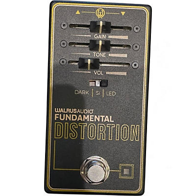 Used Walrus Audio FUNDAMENTAL DISTORTION Effect Pedal