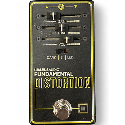 Used Walrus Audio FUNDAMENTAL DISTORTION Effect Pedal