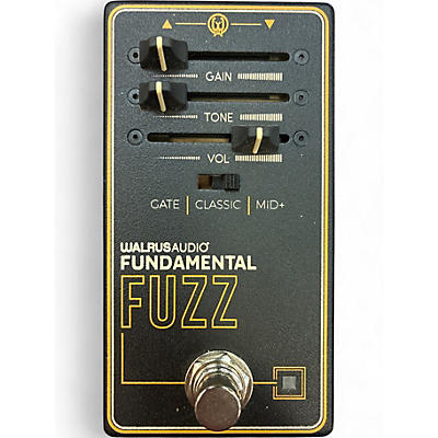 Used Walrus Audio FUNDAMENTAL FUZZ Effect Pedal