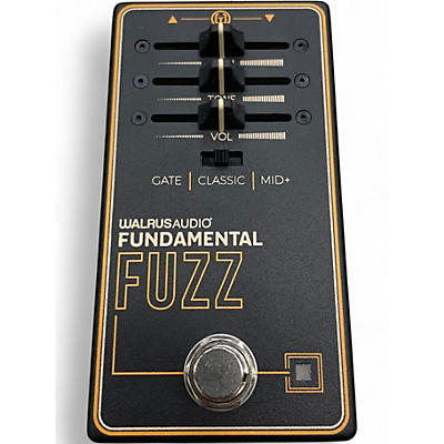 Used Walrus Audio FUNDAMENTAL FUZZ Effect Pedal