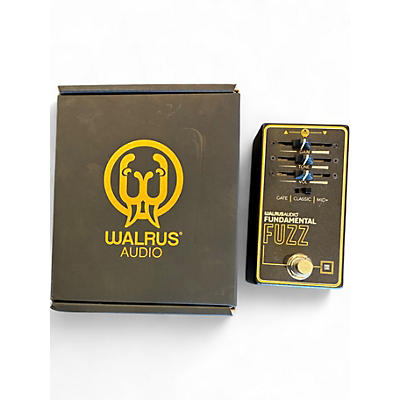 Used Walrus Audio FUNDAMENTAL FUZZ Effect Pedal