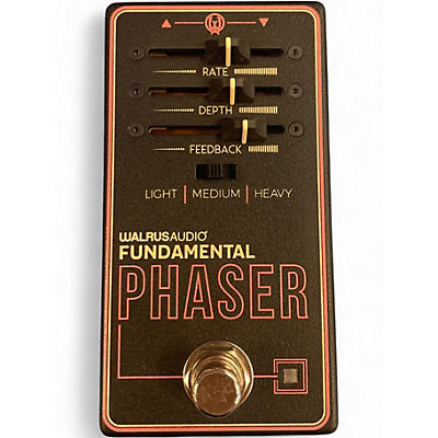 Used Walrus Audio FUNDAMENTAL PHASER Effect Pedal