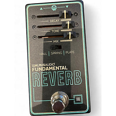 Used Walrus Audio  FUNDAMENTAL REVERB Effect Pedal