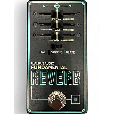 Used Walrus Audio FUNDAMENTAL REVERB Effect Pedal