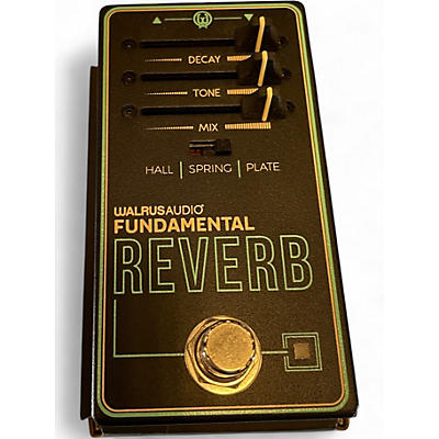 Used Walrus Audio FUNDAMENTAL REVERB Effect Pedal