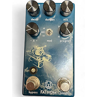 Walrus Audio Used Walrus Audio Fathom Reverb Effect Pedal