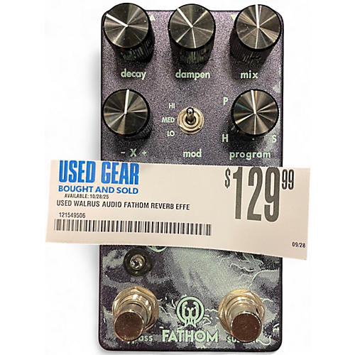 Used Walrus Audio Fathom Reverb Effect Pedal