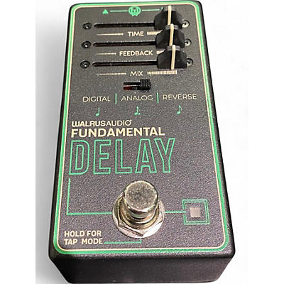 Used Walrus Audio Fundamental Delay Effect Pedal Package