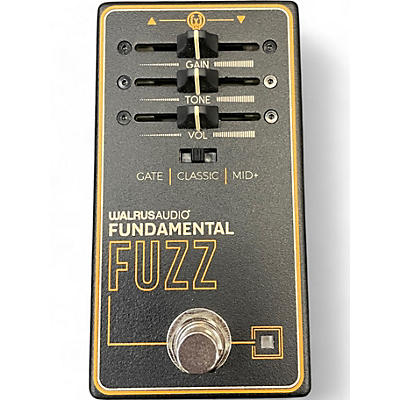 Used Walrus Audio Fundamental Fuzz Effect Pedal