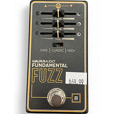 Used Walrus Audio Fundamental Fuzz Effect Pedal
