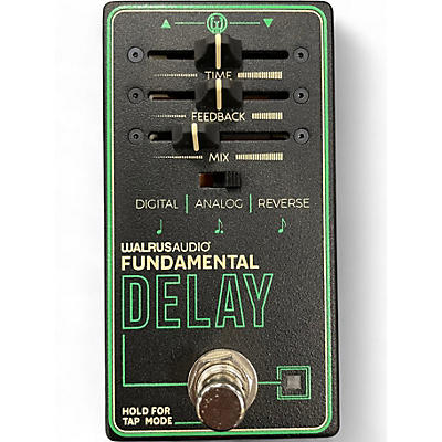 Used Walrus Audio Fundamental Series Delay Effect Pedal