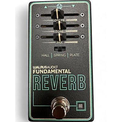 Used Walrus Audio  Fundamental Series Reverb Effect Pedal