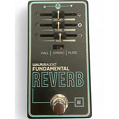 Used Walrus Audio Fundamental Series Reverb Effects Pedal Effect Pedal