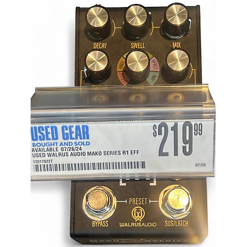 Used Walrus Audio MAKO Series r1 Effect Pedal