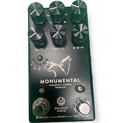 Used Walrus Audio MONUMENAL HARMONIC STEREO TREMOLO Effect Pedal