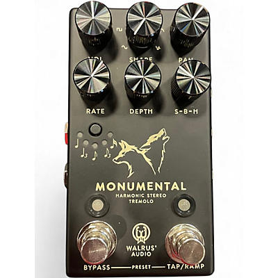 Used Walrus Audio MONUMENTAL HARMONIC STEREO TREMOLO Effect Pedal