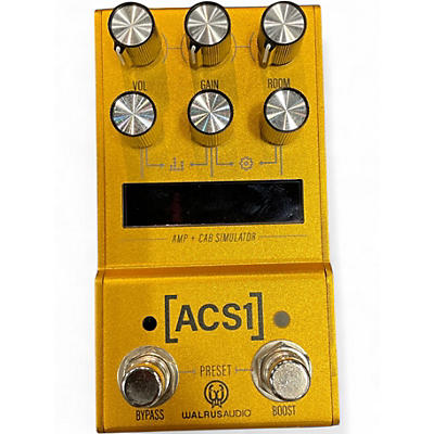 Used Walrus Audio Mako Series ACS1 Amp + Cab Simulator MKII Gold Effect Processor