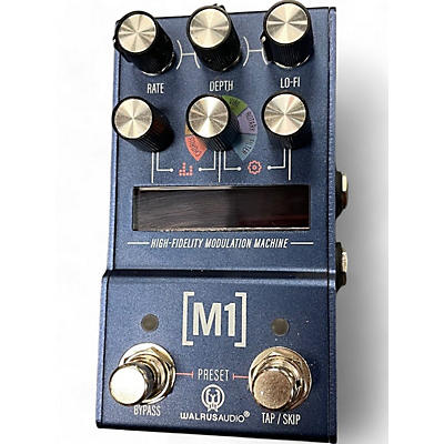 Used Walrus Audio Mako Series M1 High-Fidelity Modulation Machine MKII Blue Effect Pedal