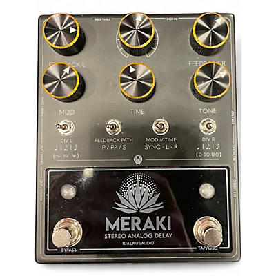 Used Walrus Audio Meraki Black Edition Effect Pedal