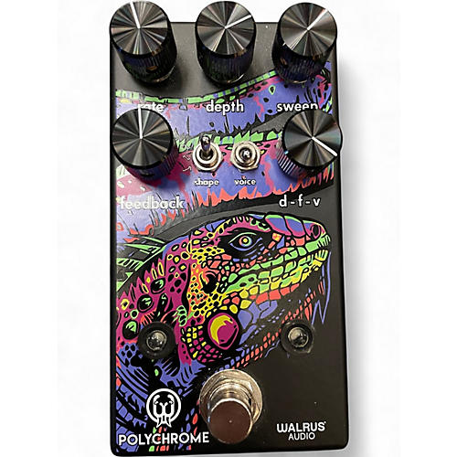 Used Walrus Audio Polychrome Analog Flanger Effect Pedal