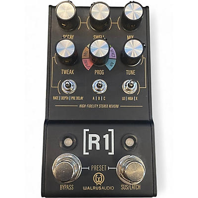 Used Walrus Audio R1 High-Fidelity Stereo Reverb Effect Pedal