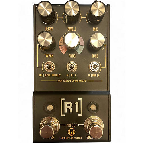 Used Walrus Audio R1 STEREO REVERB Effect Pedal
