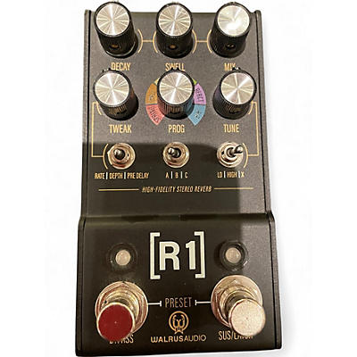 Used Walrus Audio R1 STEREO REVERB Effect Pedal
