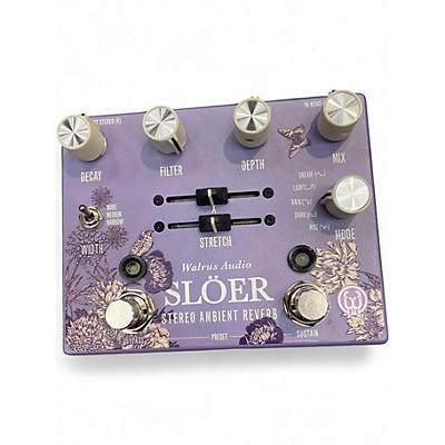 Used Walrus Audio Sloer Ambient Reverb Floral Series Effect Pedal