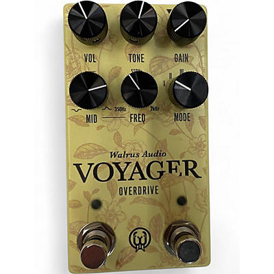 Used Walrus Audio VOYAGER PREAQMP OVERDRIVE FLORAL Effect Pedal