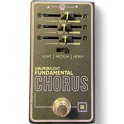 Used Walrus Audio fundamental chorus Effect Pedal