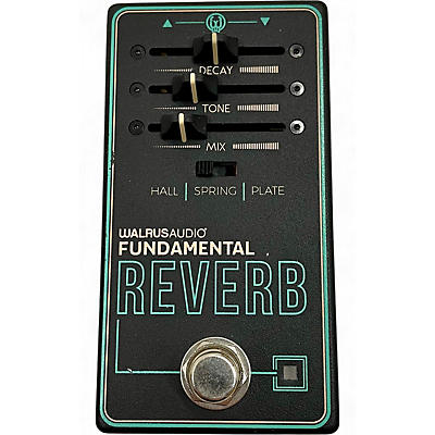 Used Walrus Audio fundamental reverb Effect Pedal
