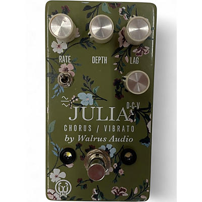 Used Walrus Audio julia chorus vibrato limited edition floral Effect Pedal
