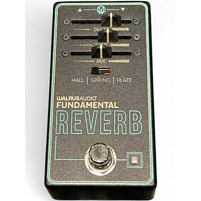 Used Walrus Productions Fundamental Reverb Effect Pedal