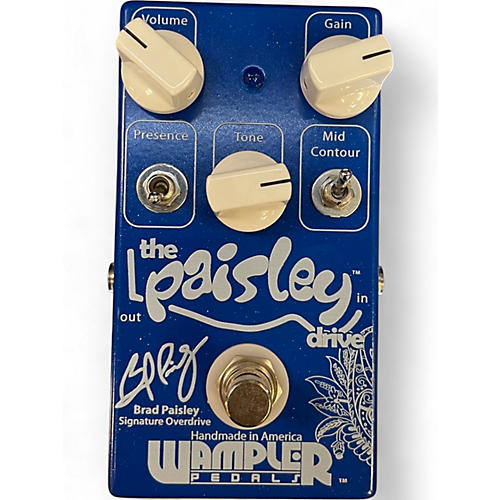 Used Wampler Brad Paisley Signature Overdrive Effect Pedal