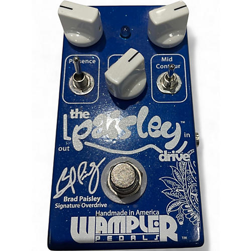Used Wampler Brad Paisley Signature Overdrive Effect Pedal