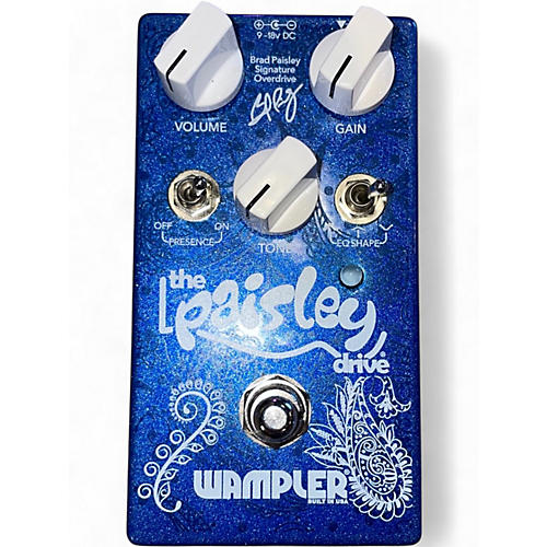Used Wampler Brad Paisley Signature Overdrive Effect Pedal