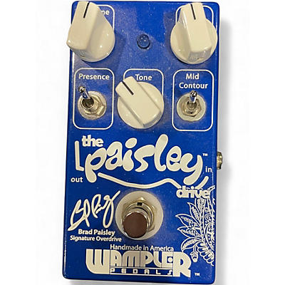 Used Wampler Brad Paisley Signature Overdrive Effect Pedal