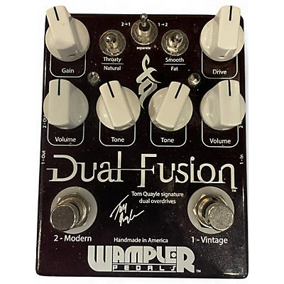 Wampler Used Wampler Dual Fusion Tom Quayle Signature Overdrive Effect Pedal