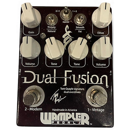 Wampler Used Wampler Dual Fusion Tom Quayle Signature Overdrive Effect Pedal